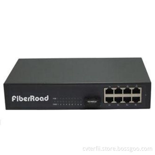 1 Port FX 8 Port TP Fiber Optic Switches Support Transmissi